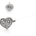 <b>Illusion</b><br> Bracelet with heart and zirconia pavè - Image 2
