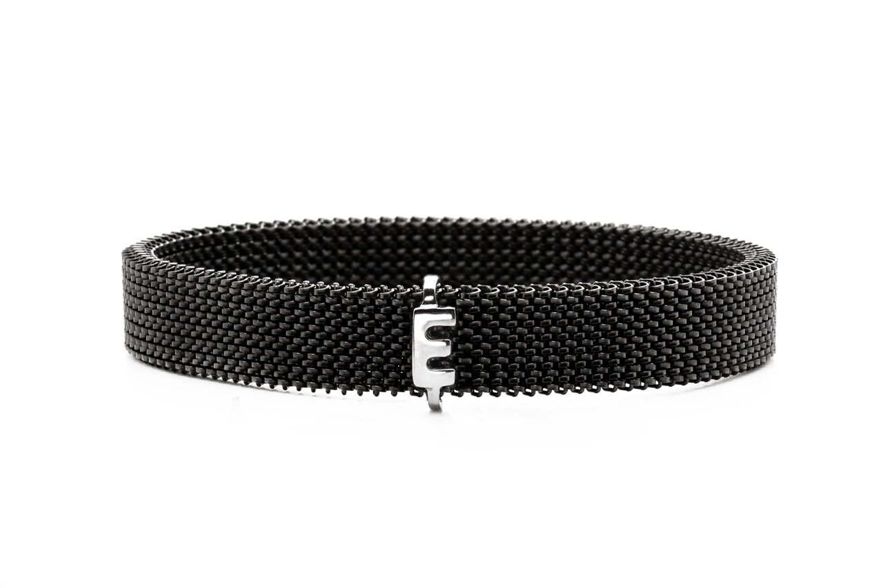 bracciale lettera oro iniziale