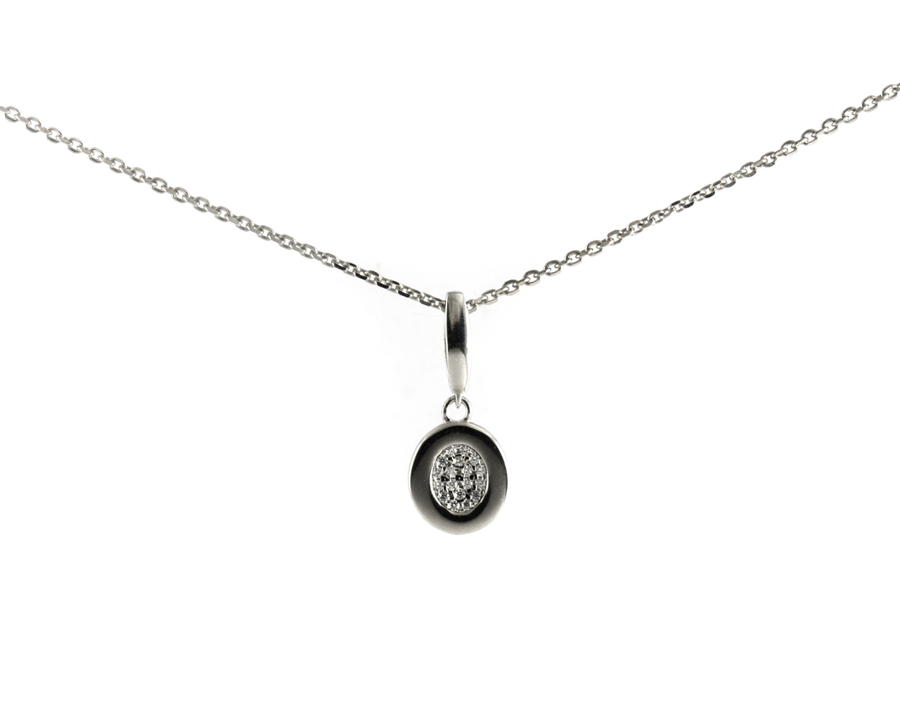 Collana Medaglia Ovale