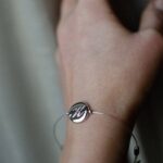 <b>Illusion</b><br> Bracciale con iniziale incisa e zirconi - immagine 2