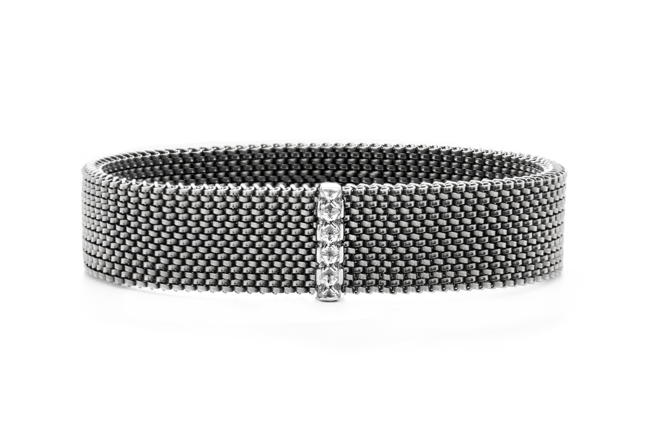 <b>Allure </b><br>Bracciale Topazi Bianchi