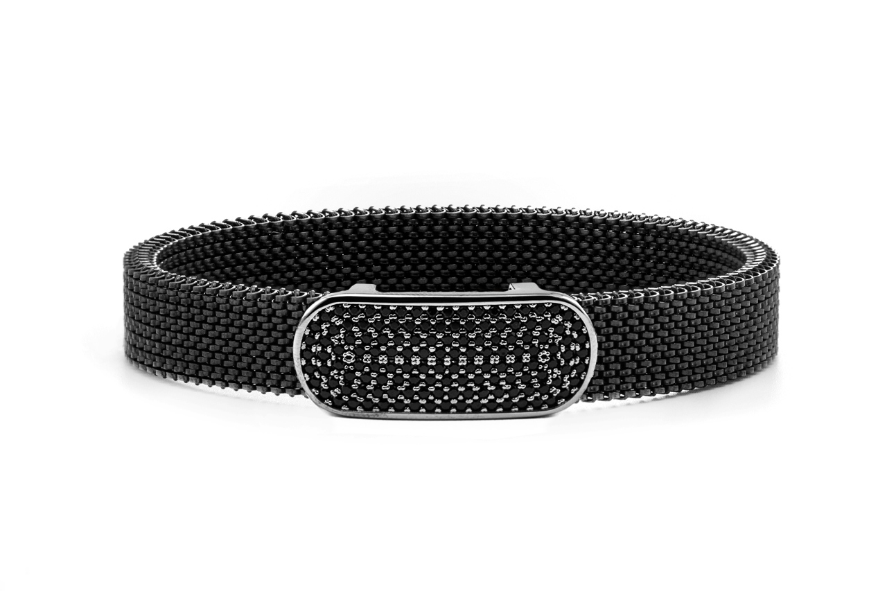 <b>Iconic Edge </b><br>Bracciale con pavé di zirconi
